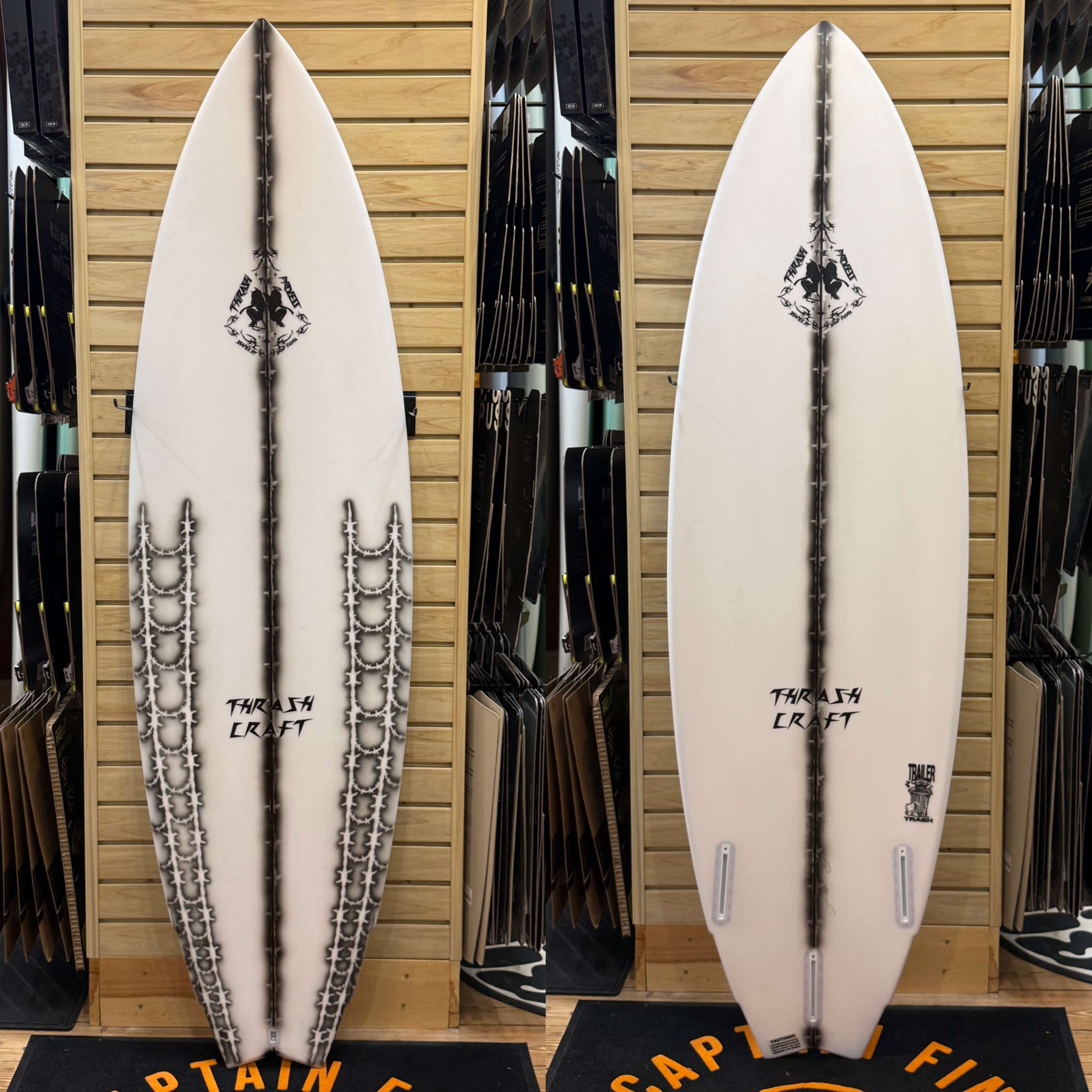 5'11 Trailer Trash  surfboard top photo